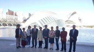 Colomer recibe a una delegación de Cultura de la Embajada China en Valencia