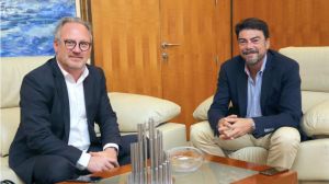 Luis Barcala recibe al presidente del círculo de economía de la provincia de Alicante
