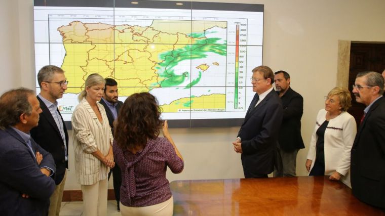 La Generalitat pide precaución ante el riesgo de lluvias intensas en las próximas horas