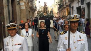 La vicealcaldesa de Alicante preside el 75 Aniversario de la Coronación de la Virgen del Carmen