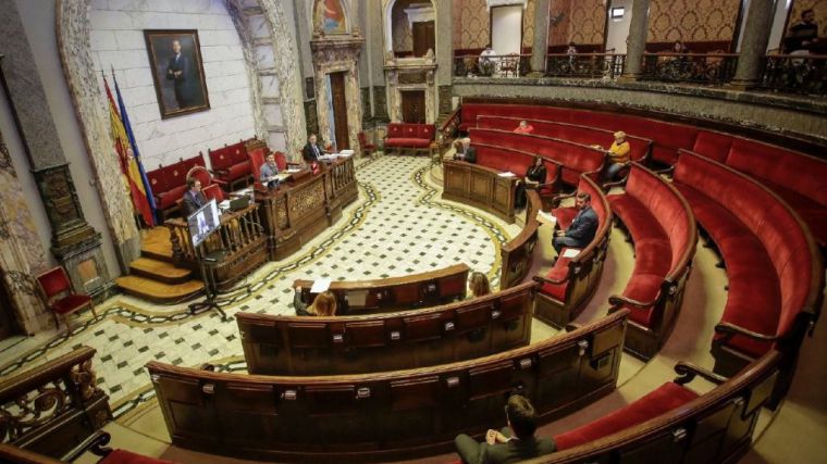 Unanimidad en el Pleno del Ayuntamiento de Valencia ante la crisis del coronavirus