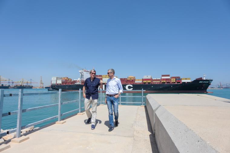 El conseller Arcadi España pone en valor el Puerto de València como patrimonio de todos los valencianos y valencianas