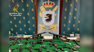 Desarticulada una trama ilegal de tráfico de armas en Valencia
