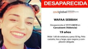La Guardia Civil detiene en Valencia a una persona por su presunta participación en la desaparición de Wafaa Sebbah