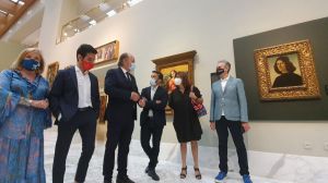 El Museo de Bellas Artes de València ya exhibe en la sala principal el retrato pintado por Botticelli