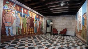 El Palau de la Generalitat recupera la imagen original de los murales cubistas de José Vento