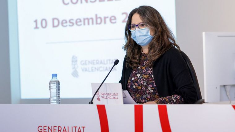 La vicepresidenta y portavoz del Consell, Mónica Oltra