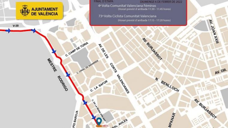 València acoge este domingo la Vuelta Ciclista a la Comunitat Valenciana