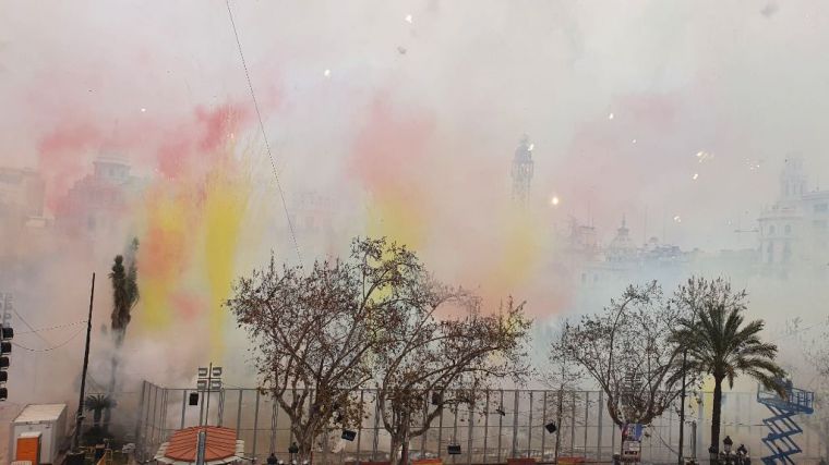 Mascletà de este martes a cargo de la pirotecnia RICASA