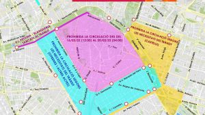 El centro de València está reservado para los peatones durante las fiestas falleras