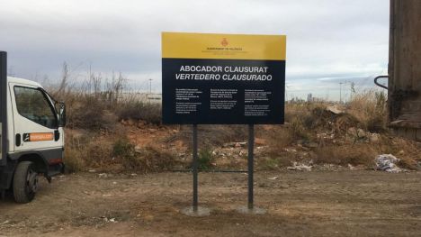 El Ayuntamiento de Valencia retira 608 toneladas de residuos en vertederos y solares