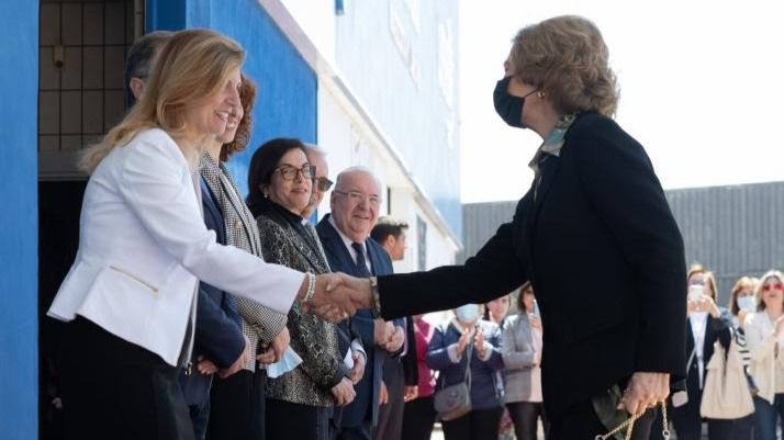 Marco respalda la labor del Banco de Alimentos durante la visita de la reina Sofía