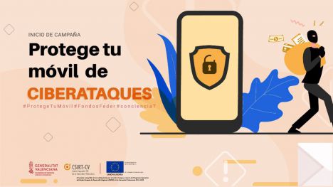 La Generalitat muestra a la ciudadanía cómo puede proteger el móvil frente a ciberataques