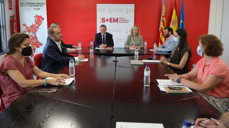 Puig valora la coordinación del incendio de Caudiel y apela a la corresponsabilidad ciudadana