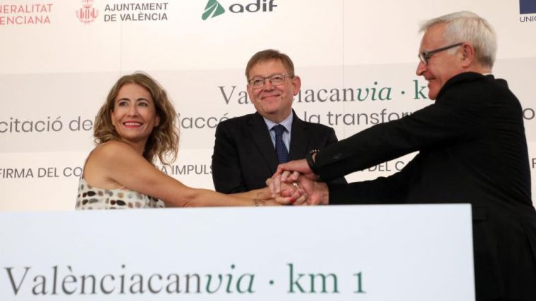 Puig afirma que la Comunitat Valenciana da un 'gran salto' con el canal de acceso a València
