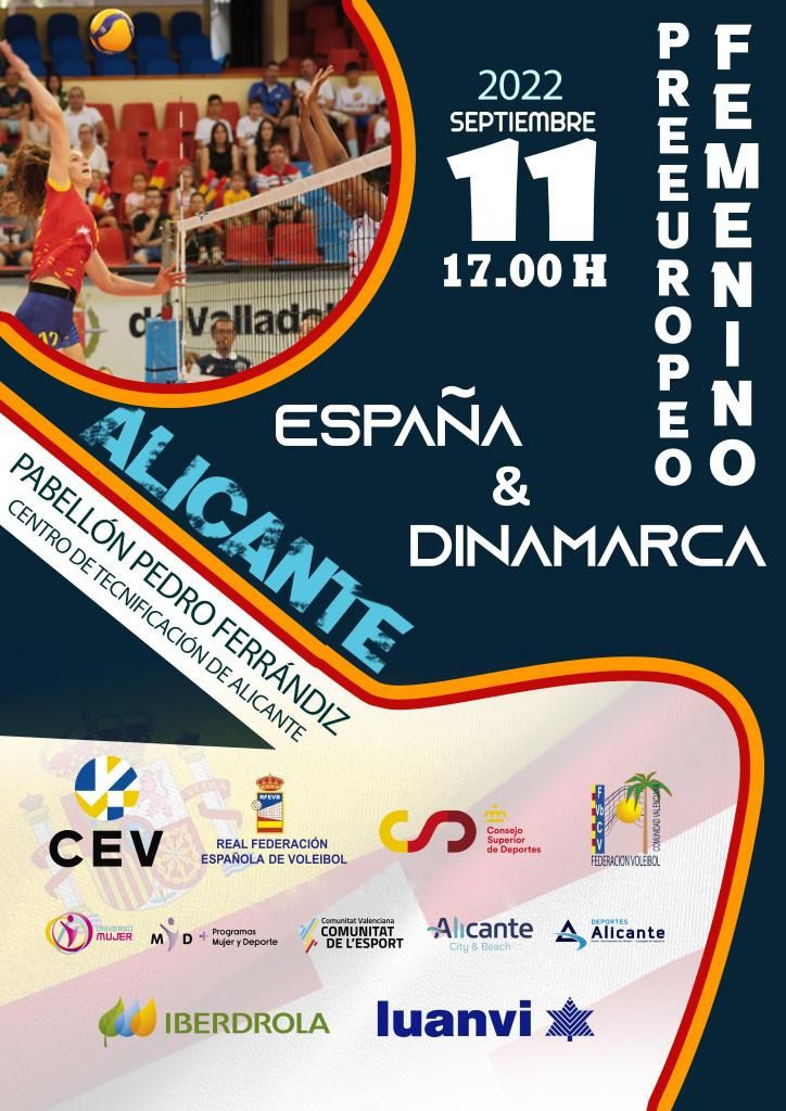 Alicante podrá disfrutar de la selección nacional femenina de vóley en septiembre