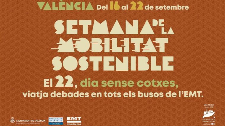 Semana Europea de la Movilidad en València con conciertos, fiestas y 24 horas gratuitas en la EMT