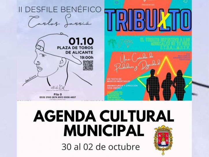 Agenda cultural de Alicante del 30 de septiembre al 2 de octubre