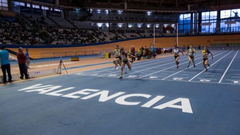 El Velódromo Luis Puig estrena tres grandes pruebas de atletismo en pista cubierta