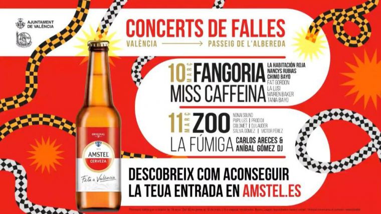 Los conciertos de Fallas vuelven a la Alameda en formato festival