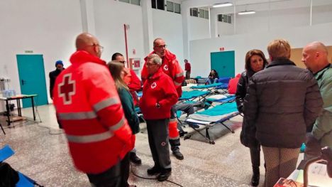 Un millar de comidas y 600 pernoctaciones a personas sin hogar durante el episodio de frío en Alicante