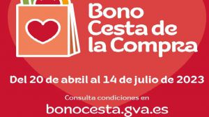 La Generalitat inicia el proceso de cita previa para solicitar el Bono Cesta de la Compra de 90 euros
