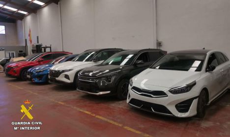 Ocultaban los vehículos robados en Alicante en naves industriales