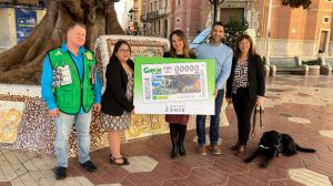 El ficus de la plaza María Agustina de Castellón imagen del cupón de la ONCE del próximo lunes