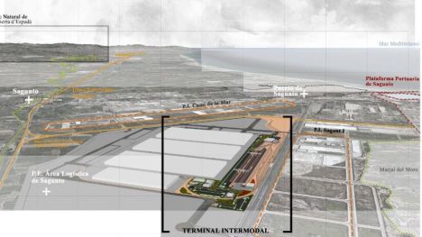 Las obras de la Plataforma Intermodal de Sagunto comenzarán el próximo 1 de marzo