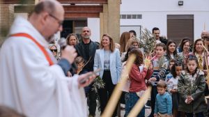 Carrasco asiste a la celebración por la festividad del Domingo de Ramos