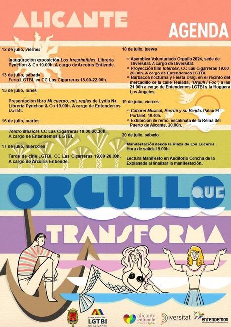 Alicante arranca la Semana del Orgullo con actos culturales, festivos y reivindicativos