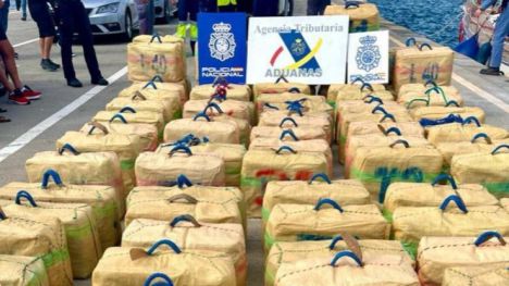 Registros en Alicante: Interceptado en Algeciras el mayor alijo en la historia del narcotráfico en España