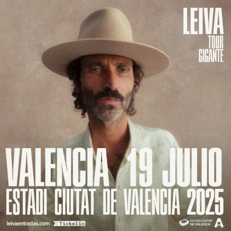 Leiva regresa a València con su 'Tour Gigante' el 19 de julio