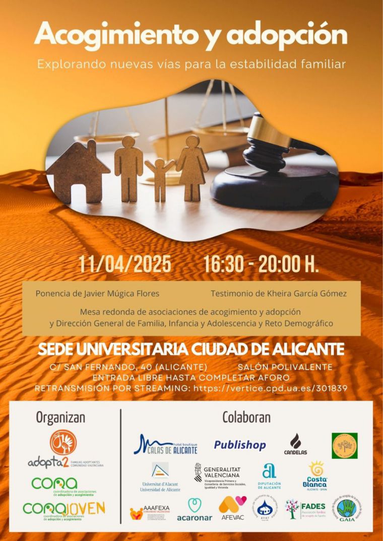 Jornada sobre Acogimiento y Adopción en Alicante