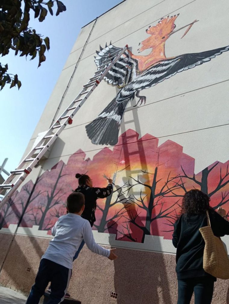 Castellón fomenta la participación ciudadana con un nuevo mural en los barrios Reyes y San José Obrero