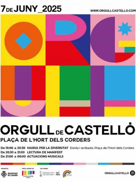 Programación del 'Orgull de Castelló' se revela para el 7 de junio
