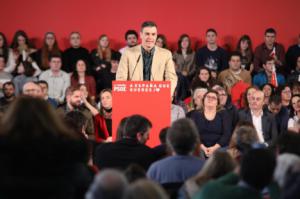 Sánchez: “Frente a la vetocracia, el PSOE va a tender la mano a todos los partidos”