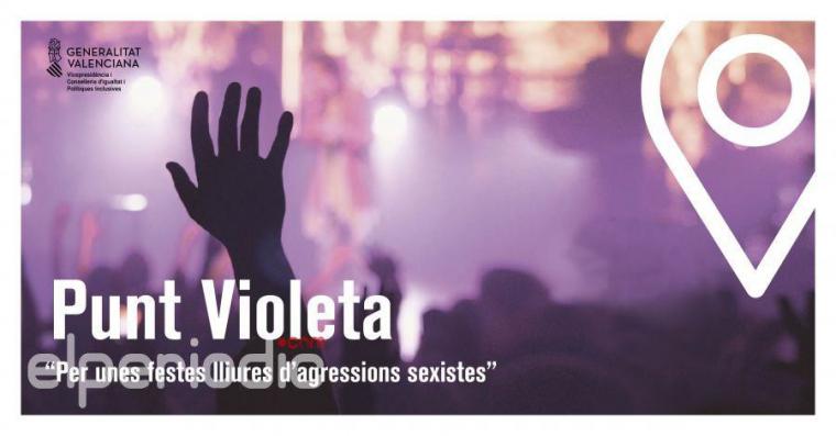 Igualdad instala “Punts Violeta” contra agresiones machistas en cuatro festivales