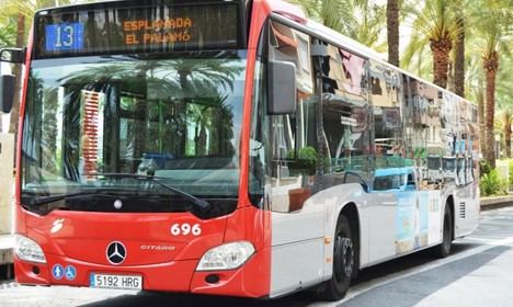 Alicante extiende la gratuidad del autobús urbano para menores de 14 años hasta diciembre
