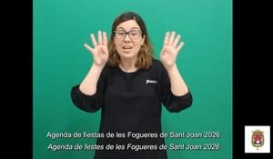 Alicante hace accesible la Hoguera Oficial con lengua de signos y material adaptado