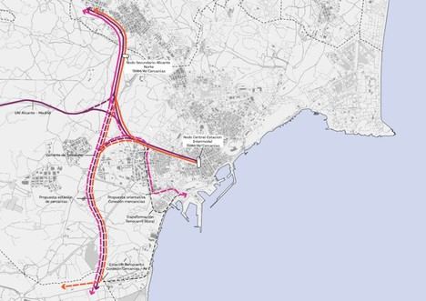 Alicante proyecta un nuevo nodo intermodal cerca de la Universidad