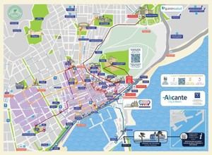 Alicante actualiza sus mapas turísticos para cruceristas