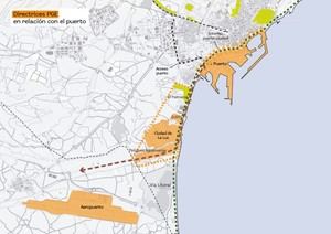 Alicante busca mejorar la conexión entre el puerto y la ciudad con el nuevo PGE