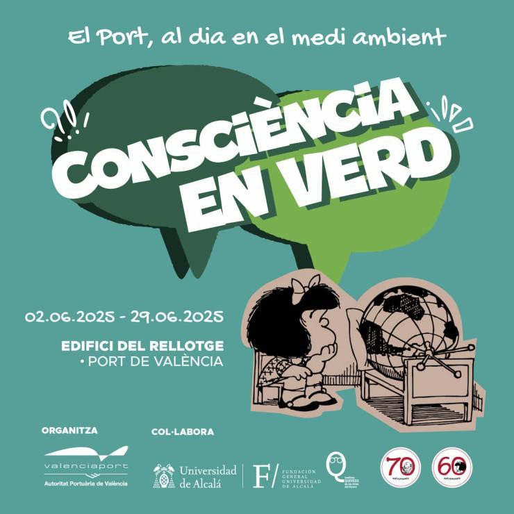 Valenciaport lanza la exposición 'Consciència en verd' con Mafalda como protagonista