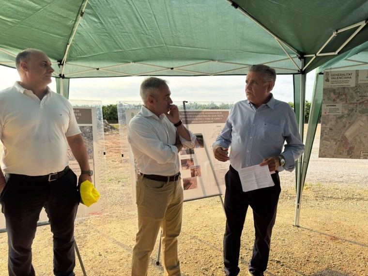 Barrachina destaca la inversión en modernización de regadíos para fortalecer la agricultura y la gestión del agua