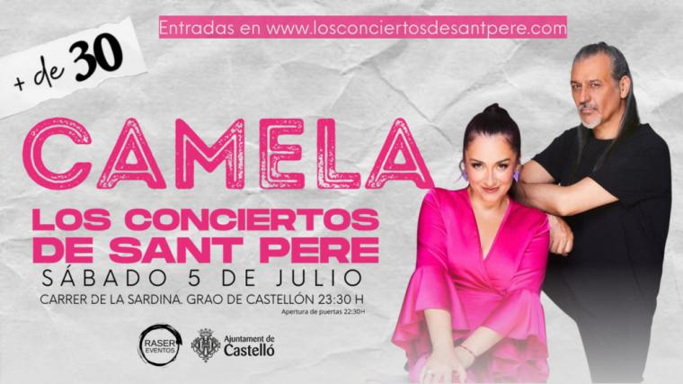 Camela se presenta en los conciertos de Sant Pere