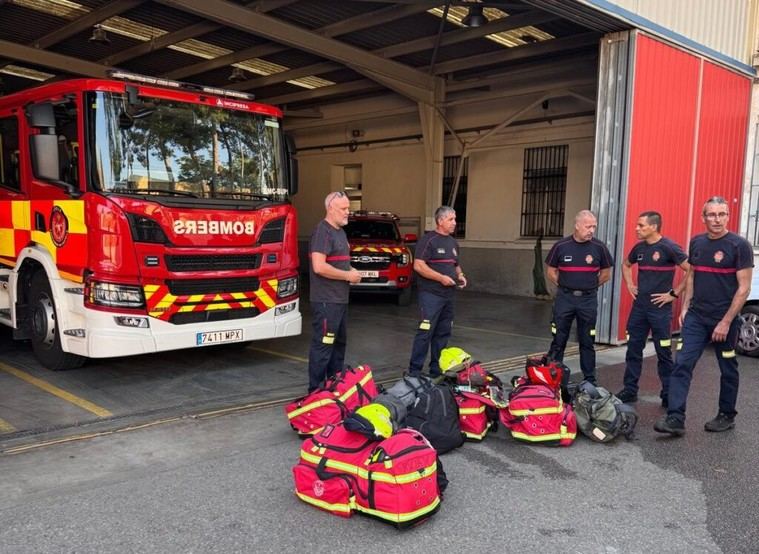 Castellón refuerza su apoyo en la lucha contra incendios en Castilla y León