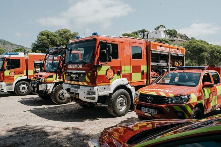 Bomberos de Castellón se desplazan a Castilla y León para combatir incendios