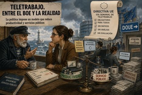 Teletrabajo. Entre el BOE y la realidad