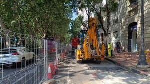 Inician renovación del colector en la Gran Vía Marqués del Túria hasta septiembre
